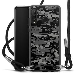 Carry Case Transparent Fabric black/silver