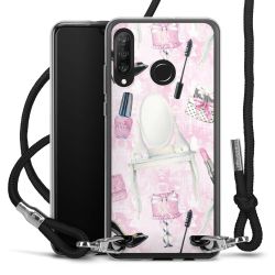 Carry Case Transparent Fabric black/silver