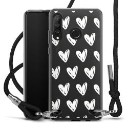 Carry Case Transparent Fabric black/silver