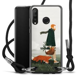 New Carry Case Transparent Stoff schwarz/silber