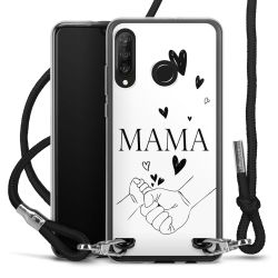 New Carry Case Transparent Stoff schwarz/silber