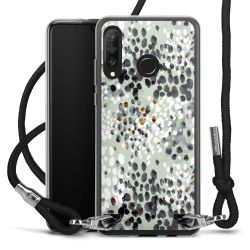 New Carry Case Transparent Stoff schwarz/silber