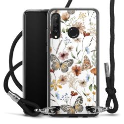 New Carry Case Transparent Stoff schwarz/silber