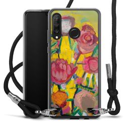 New Carry Case Transparent Stoff schwarz/silber