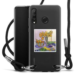 New Carry Case Transparent Stoff schwarz/silber