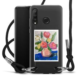 New Carry Case Transparent Stoff schwarz/silber