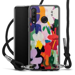 New Carry Case Transparent Stoff schwarz/silber