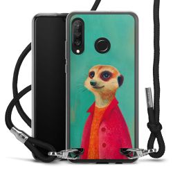 New Carry Case Transparent Stoff schwarz/silber