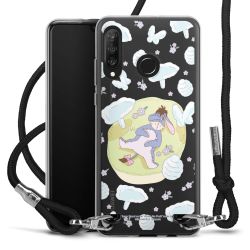 New Carry Case Transparent Stoff schwarz/silber