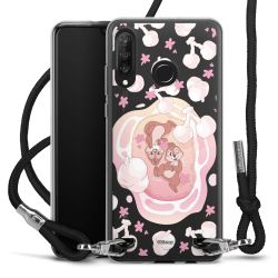 New Carry Case Transparent Stoff schwarz/silber