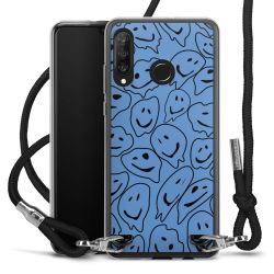 New Carry Case Transparent Stoff schwarz/silber