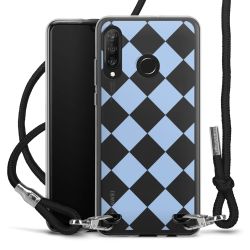 New Carry Case Transparent Stoff schwarz/silber