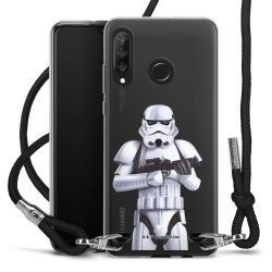 New Carry Case Transparent Stoff schwarz/silber