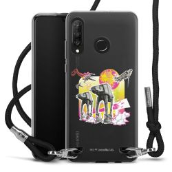 New Carry Case Transparent Stoff schwarz/silber