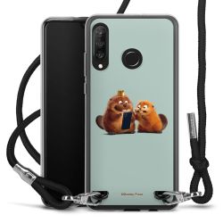 New Carry Case Transparent Stoff schwarz/silber