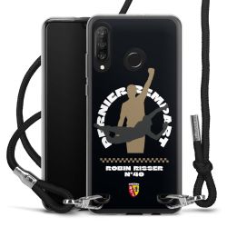 New Carry Case Transparent Stoff schwarz/silber