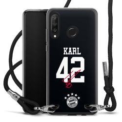 New Carry Case Transparent Stoff schwarz/silber