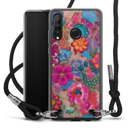 New Carry Case Transparent Stoff schwarz/silber