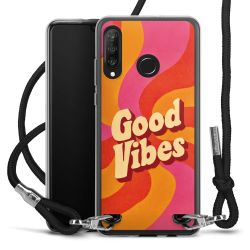 New Carry Case Transparent Stoff schwarz/silber