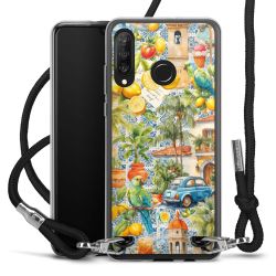 New Carry Case Transparent Stoff schwarz/silber