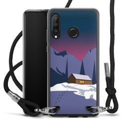 New Carry Case Transparent Stoff schwarz/silber