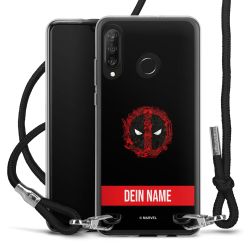 New Carry Case Transparent Stoff schwarz/silber