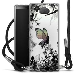 Carry Case Transparent Fabric black/silver