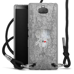 Carry Case Transparent Fabric black/silver