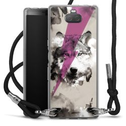 Carry Case Transparent Fabric black/silver