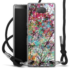 Carry Case Transparent Fabric black/silver