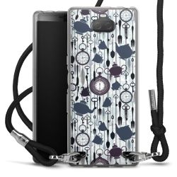 Carry Case Transparent Fabric black/silver