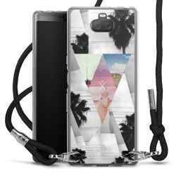 Carry Case Transparent Fabric black/silver