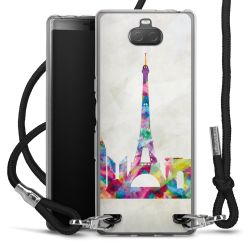 Carry Case Transparent Fabric black/silver