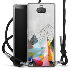 Carry Case Transparent Fabric black/silver