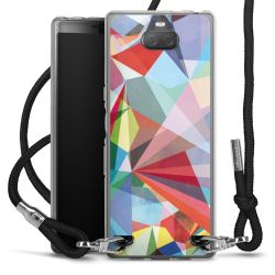 Carry Case Transparent Fabric black/silver