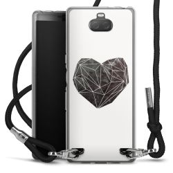 Carry Case Transparent Fabric black/silver