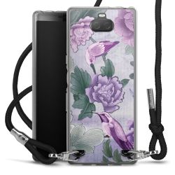 Carry Case Transparent Fabric black/silver