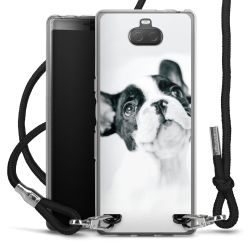 Carry Case Transparent Fabric black/silver