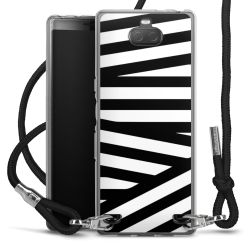 Carry Case Transparent Fabric black/silver