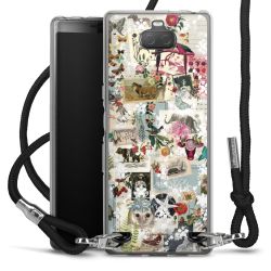 Carry Case Transparent Fabric black/silver