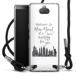 Carry Case Transparent Fabric black/silver