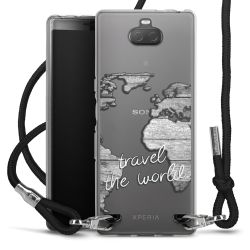 Carry Case Transparent Fabric black/silver