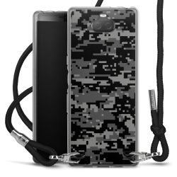 Carry Case Transparent Fabric black/silver