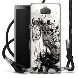 Carry Case Transparent Fabric black/silver