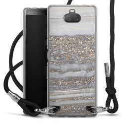 Carry Case Transparent Fabric black/silver