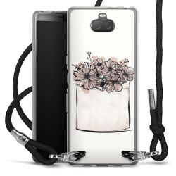 Carry Case Transparent Fabric black/silver