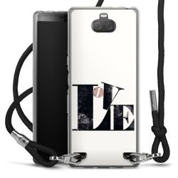 Carry Case Transparent Fabric black/silver