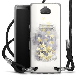 Carry Case Transparent Fabric black/silver