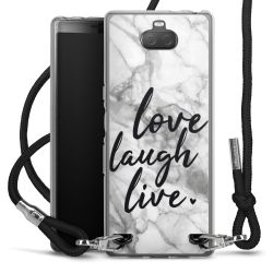 Carry Case Transparent Fabric black/silver