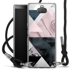 Carry Case Transparent Fabric black/silver